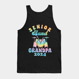 senior Band Grandpa 2024 Funny grandpa Grandfather Tank Top